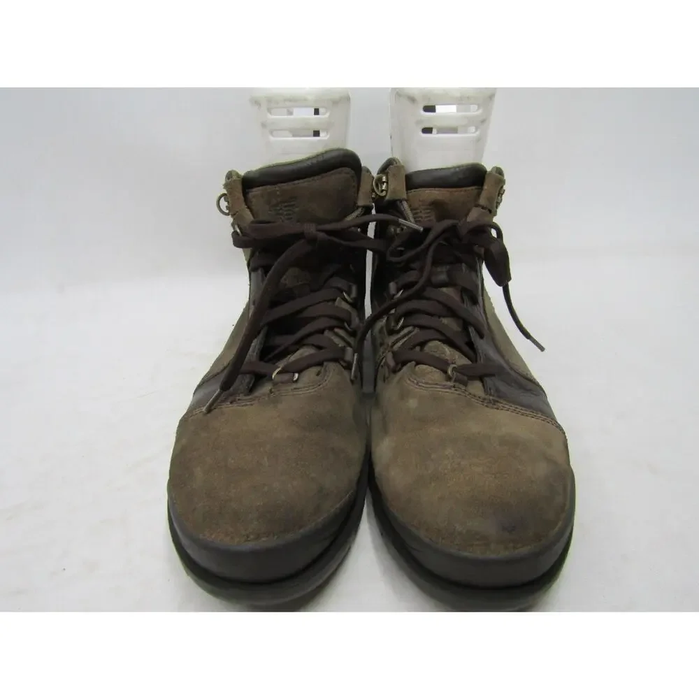 Timberland Mens Size 11.5 M Brown Leather Lace Up Ankle Hiking Boots